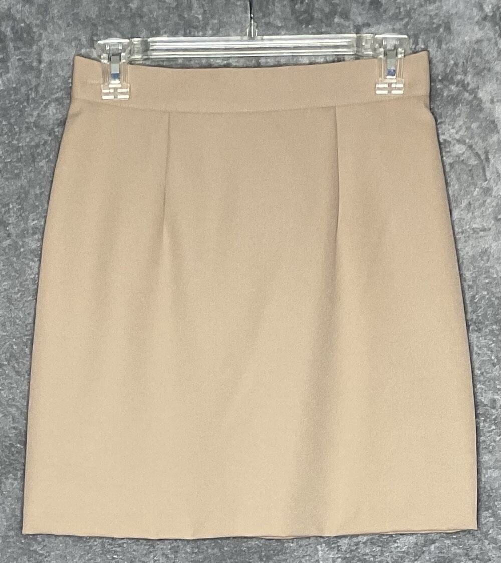 R-Wear Rampage Tan Mini Skirt Womens 7 Khaki Straight Y2K Career Office